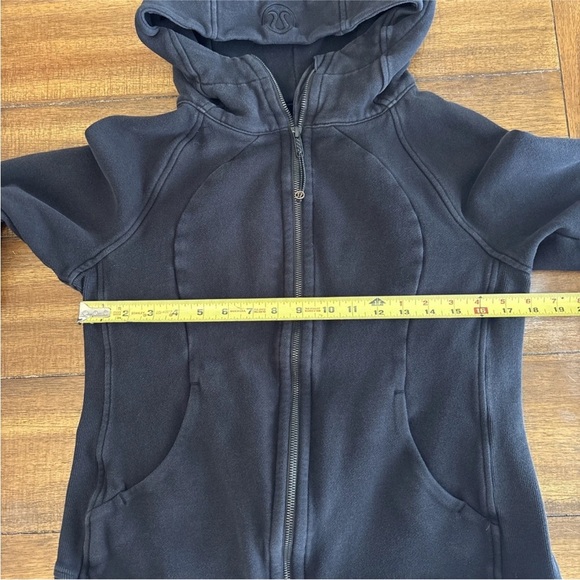 Lululemon Scuba Hoodie Womens Size 10 Black Full Zip Sweatshirt - Picture 4 of 9